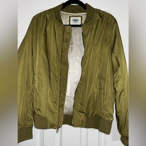 Olive Green Bomber Jacket